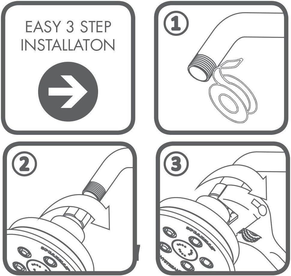 Speakman Chrome Wall Mounted High Pressure Shower Head