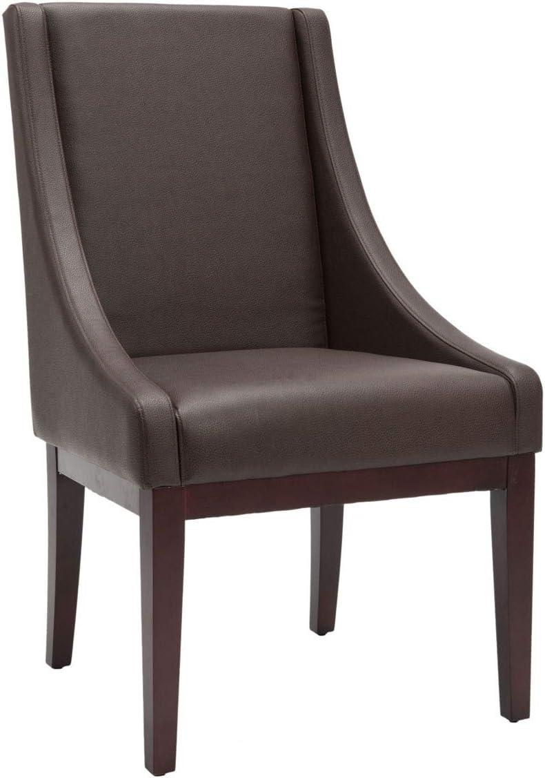 SAFAVIEH Velvet Sloping Arm Chair Champagne