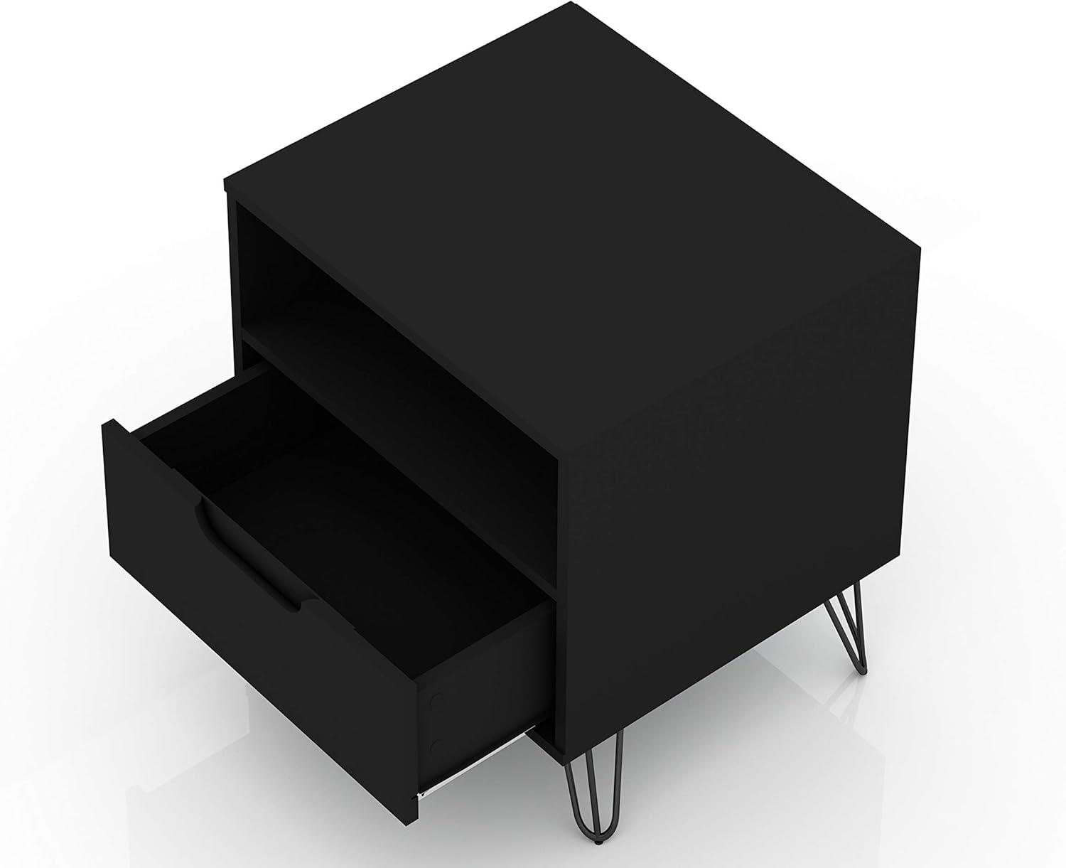 1.0 Rockefeller Nightstand - Manhattan Comfort