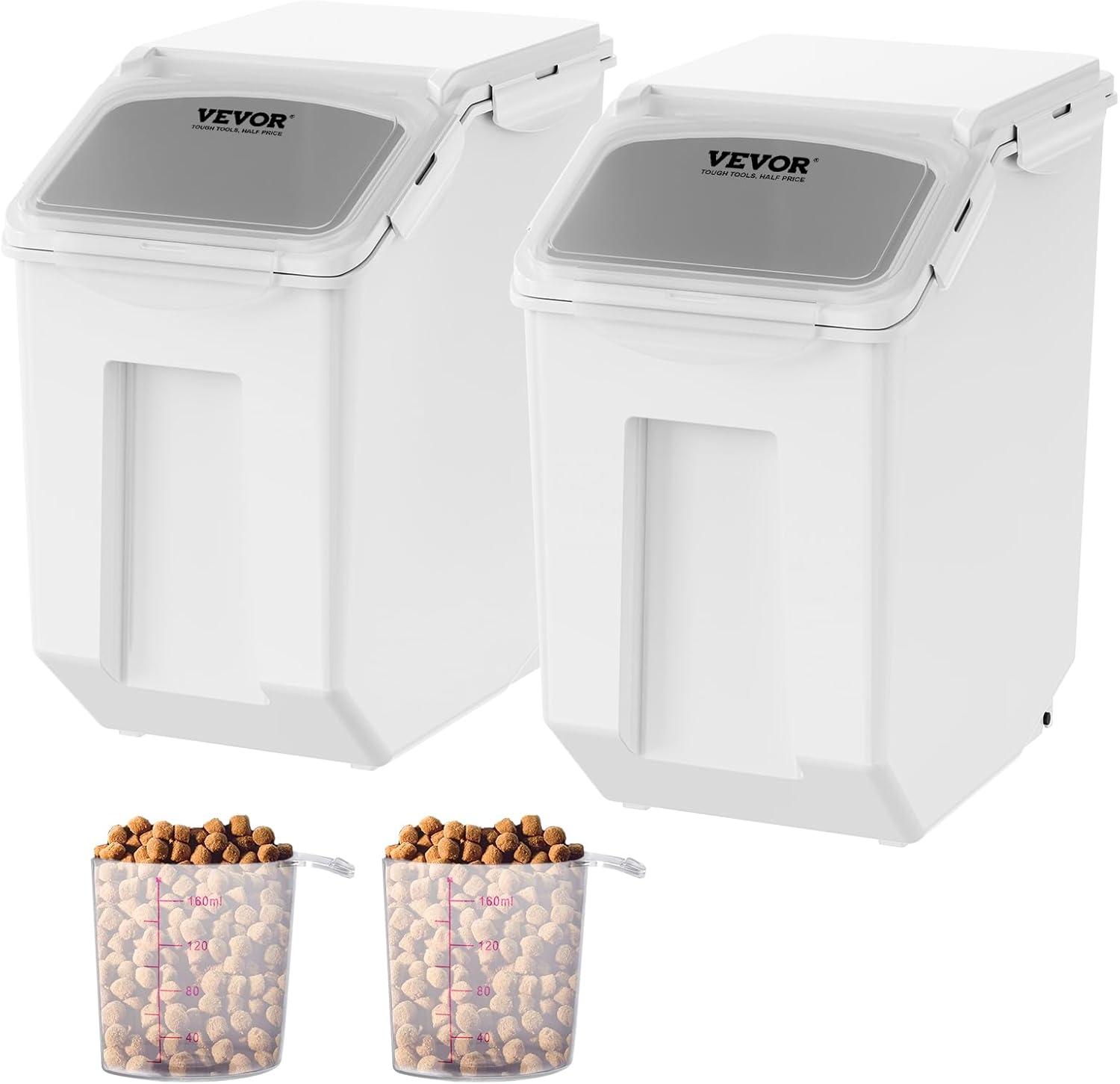 VEVOR VEVOR Rectangle PP Food Storage Container with Lid (Set of 2)