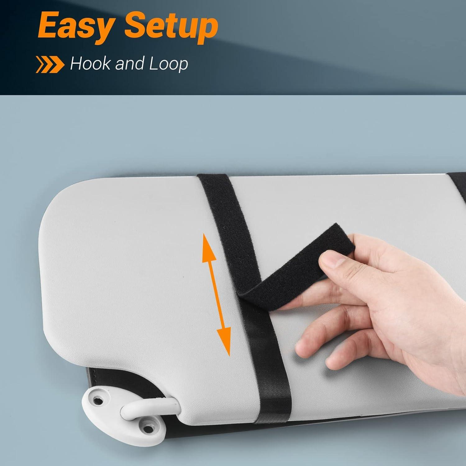 Car Visor Extender, Polarized Sun Visor Extender with Zipper, One Pull Down Sunshade & One Side Shade Sun Block Piece for Protection from Sun Glare, UV Rays, Universal for Most Cars (2 Pack)