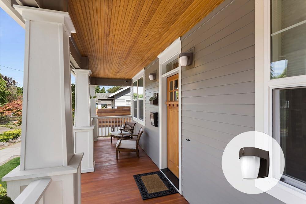 Lithonia Lighting 1 - Head LED Dusk to Dawn Outdoor Security Wall Pack