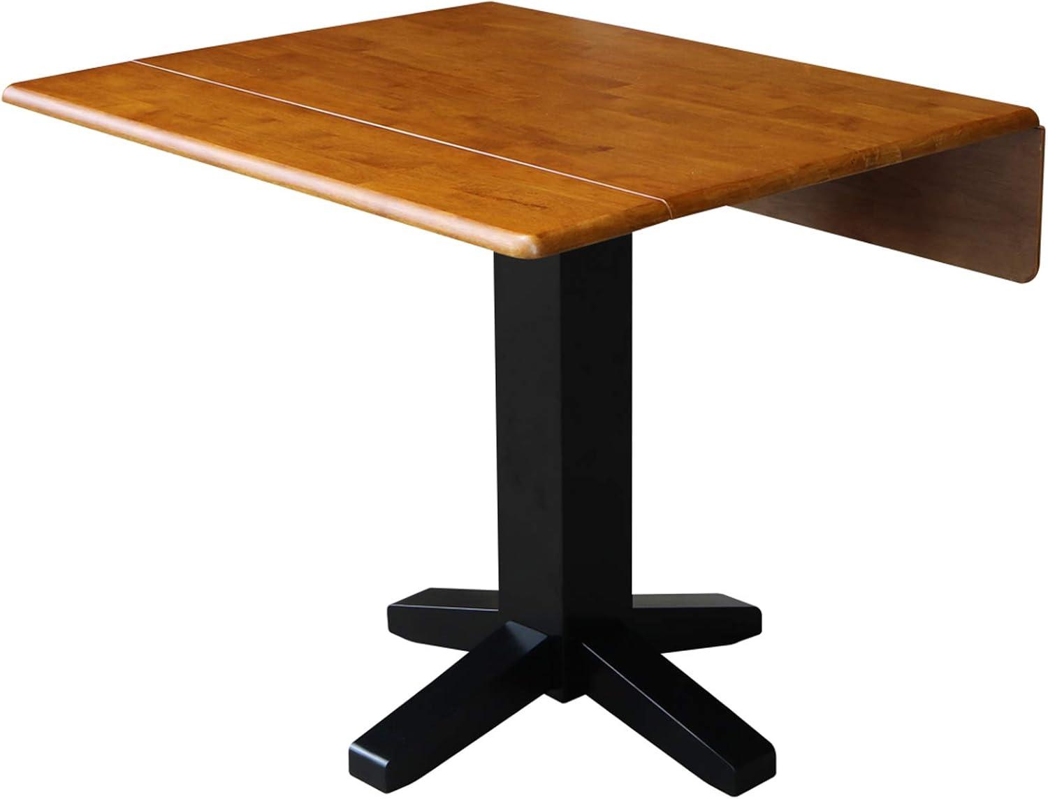 36" Sanders Square Dual Drop Leaf Dining Table - International Concepts