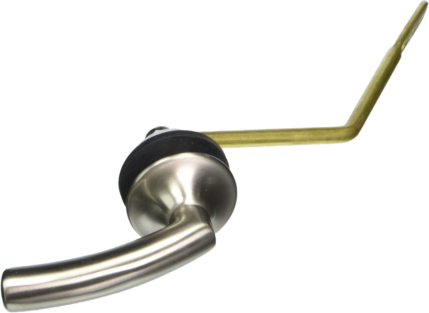 Satin Brass Left-Hand Toilet Tank Lever