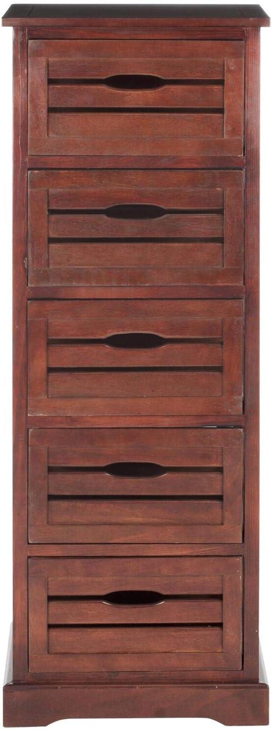 Sarina 5 Drawer Cabinet-Finish:Cherry