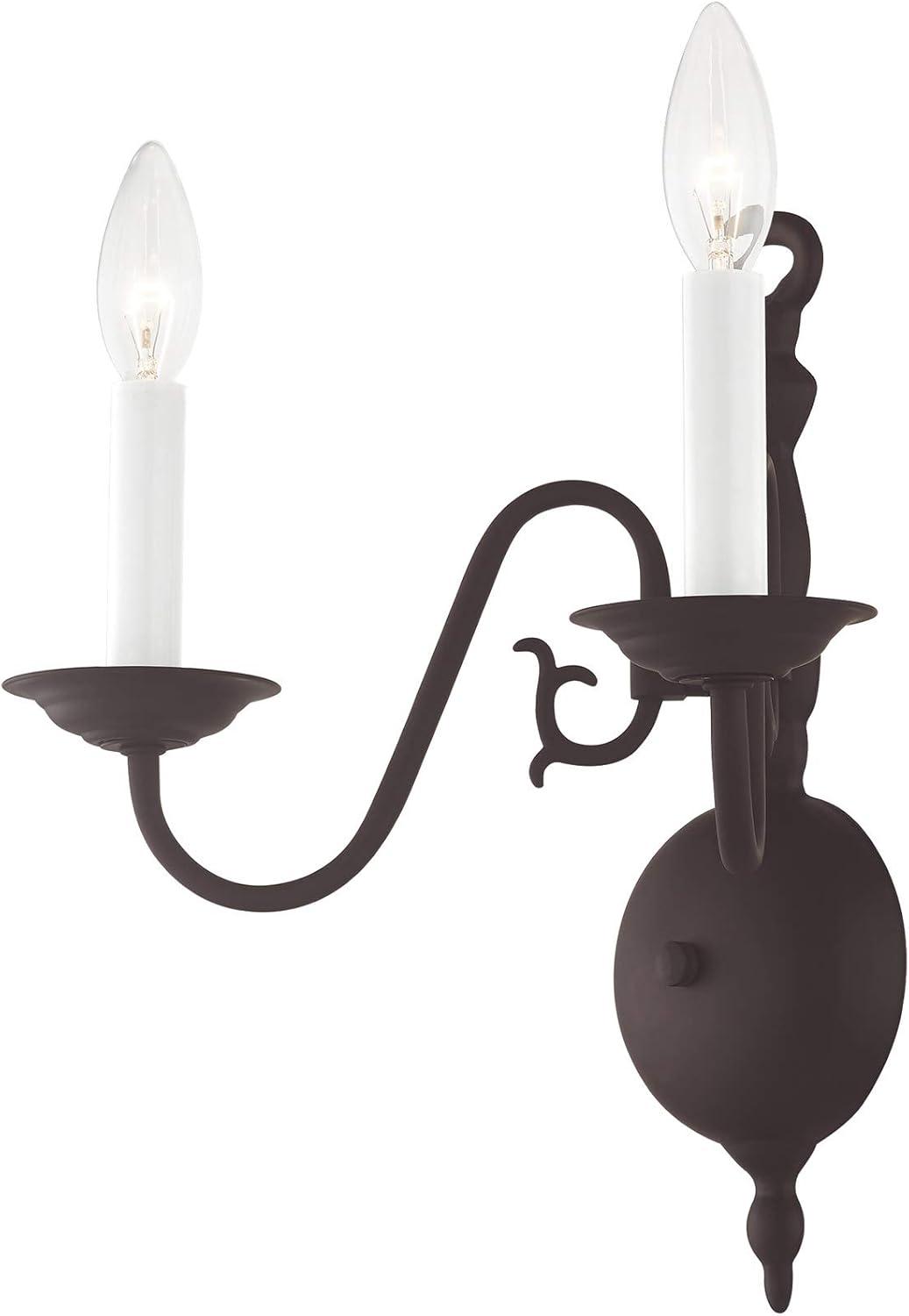 Livex Lighting Williamsburgh 2 - Light Wall Light in  Bronze