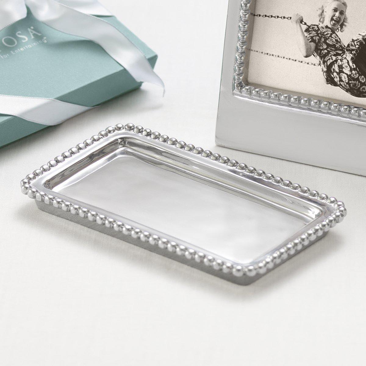 Beaded Aluminum Tray