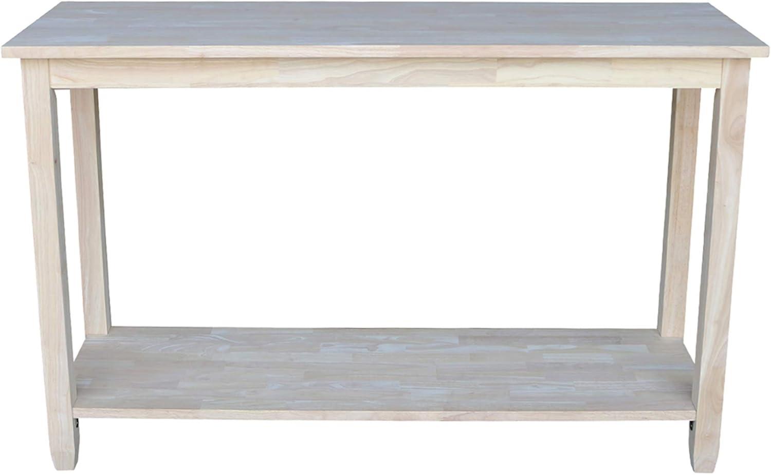 International Concepts Solano Console Server Table : Hardwood Sofa Table, Foyer Shelf, Spot Clean