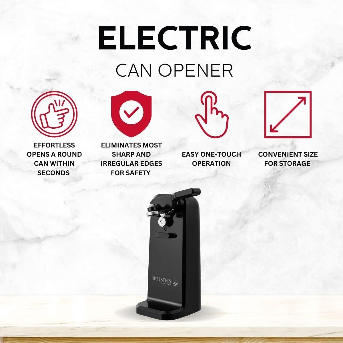 Holstein Housewares Holstein Housewares Plastic Electric Can Opener