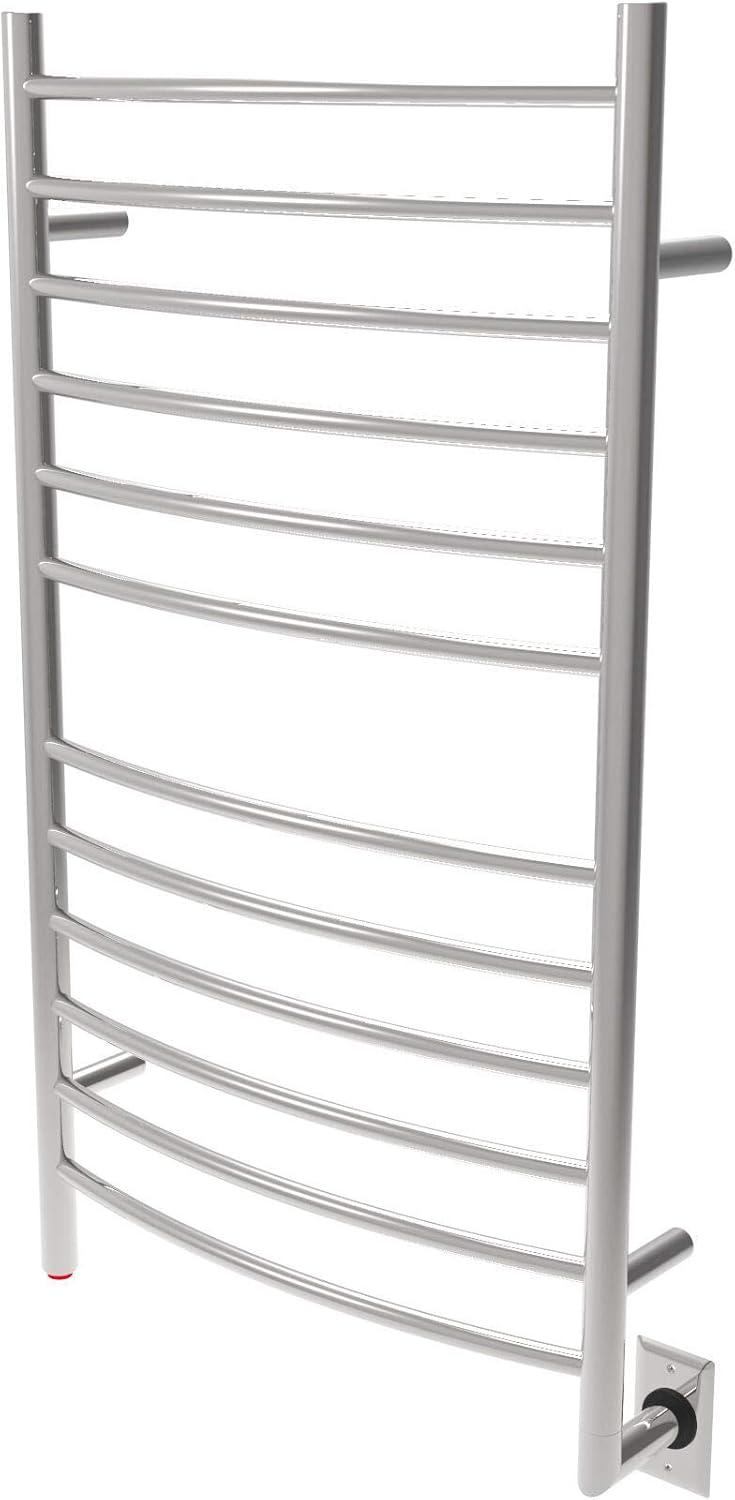Radiant Large Curved Towel Warmer Hybrid Hardwired or Plug in