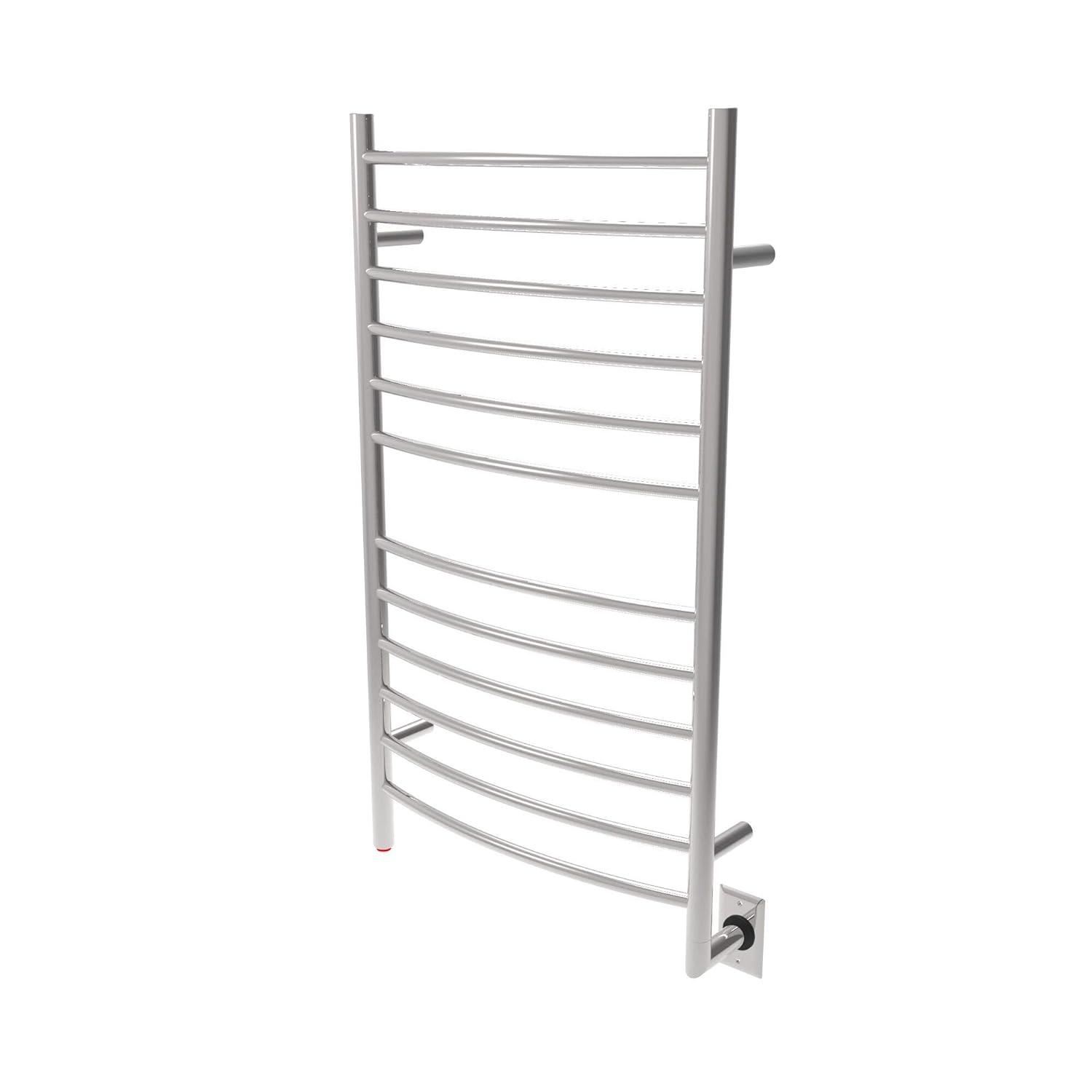Radiant Large Curved Towel Warmer Hybrid Hardwired or Plug in
