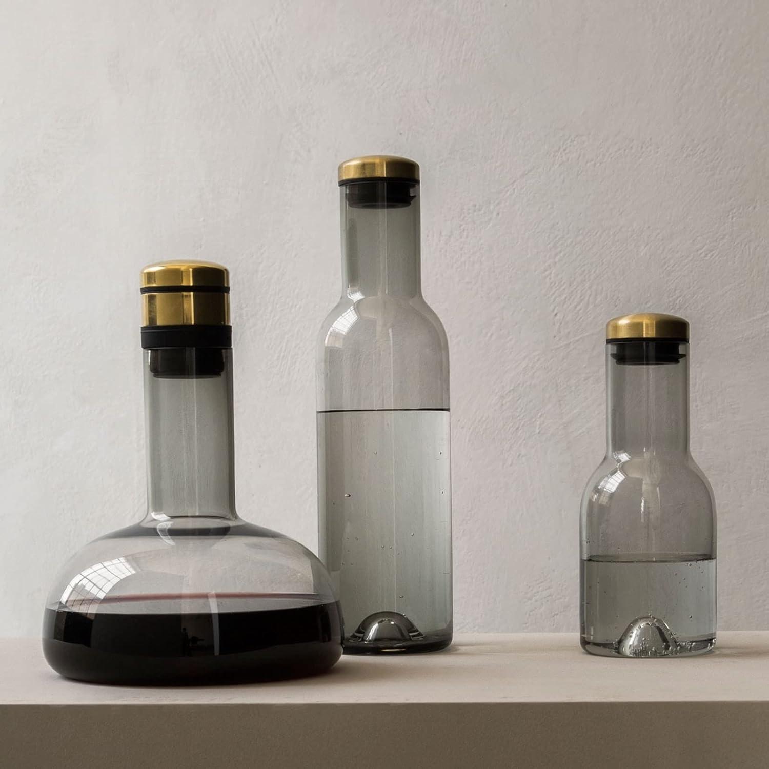 MENU Wine Breather Carafe (Smoke/Brass)