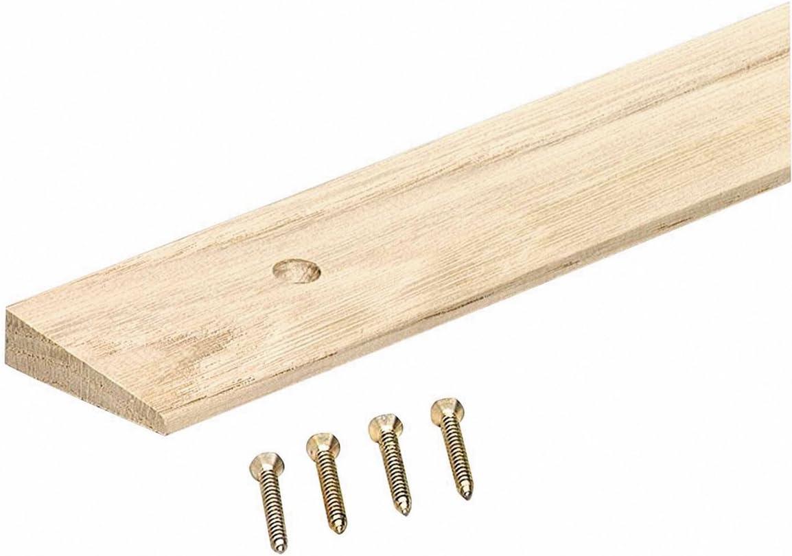 Unfinished Oak 36-Inch Floor Reducer with Screws