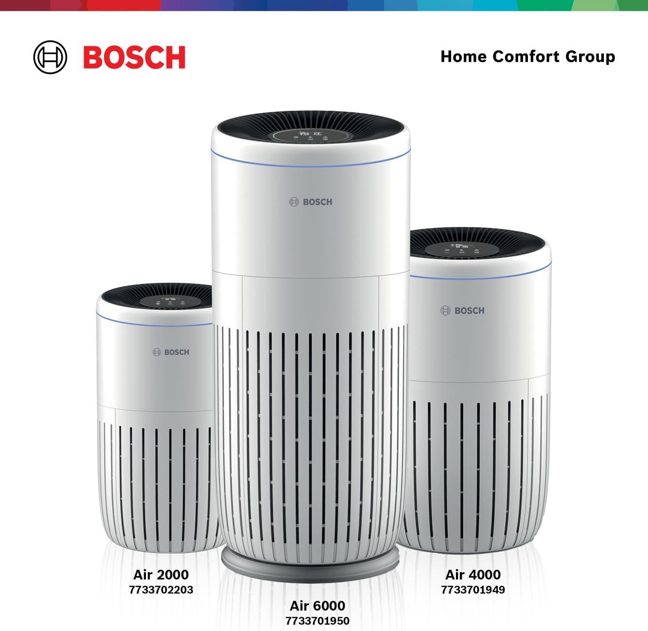 Bosch White HEPA Air Purifier with Odor Absorbing Filter