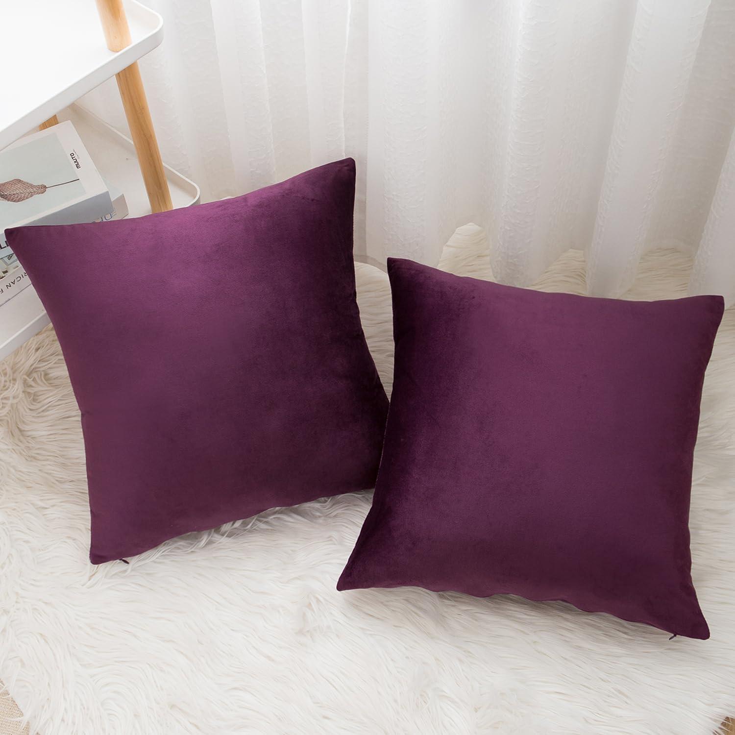 Velvet Reversible Pillow Cover