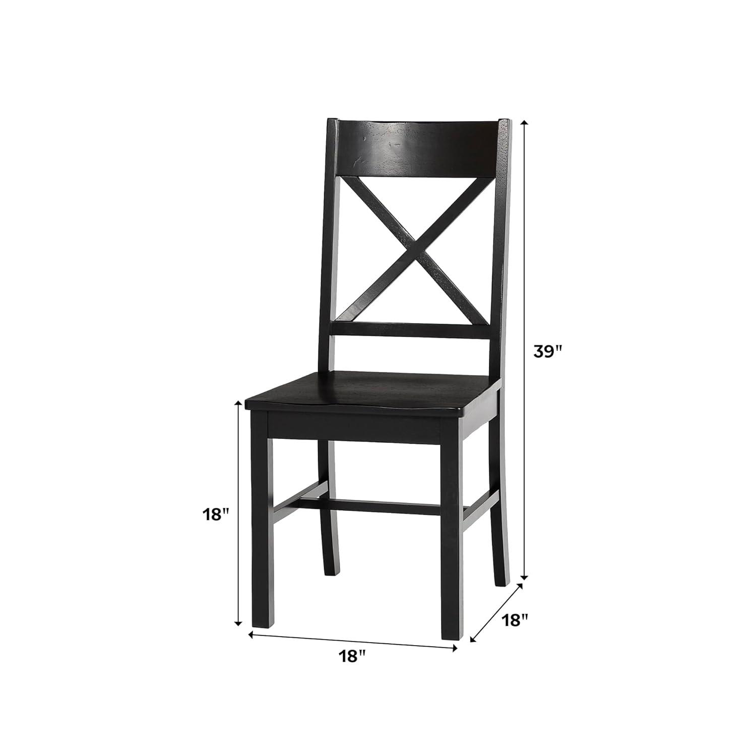 Gracie Oaks Gracie Oaks Solid Wood Upholstered Dining Chair(Set of 2) (Set of 2)