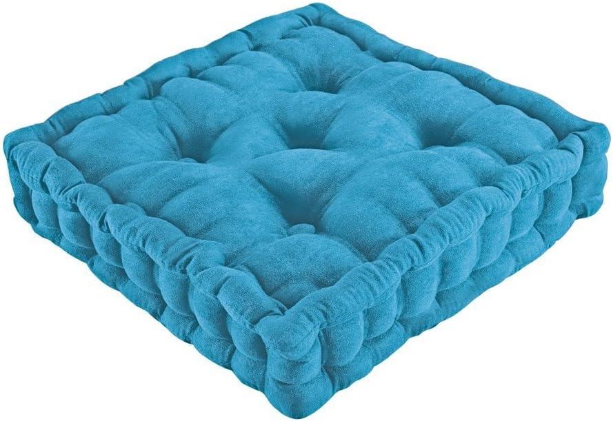 Collections Etc Tufted Support Padded Booster Cushion Blue