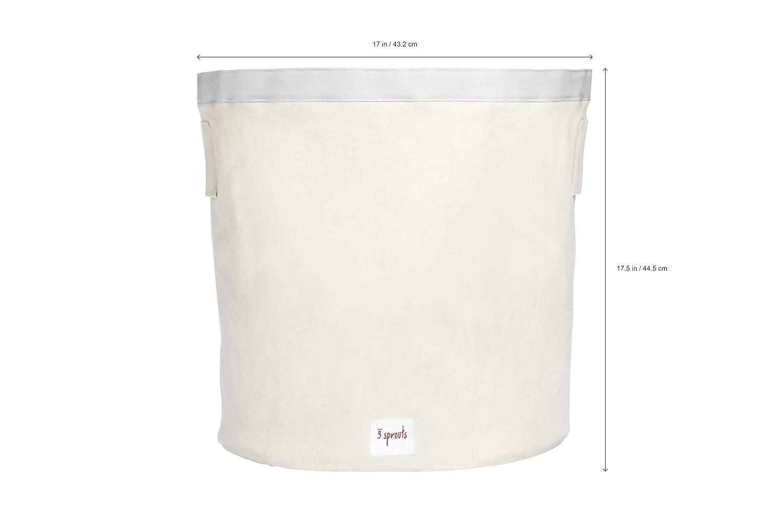 3 Sprouts 3 Sprouts - Canvas Storage Bin - Laundry and Toy Basket for Baby and Kids - Llama