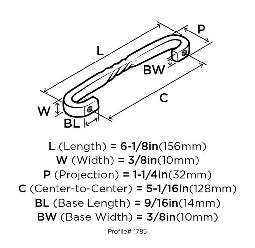 Inspirations 5 1/16" Center to Center Arch Pull
