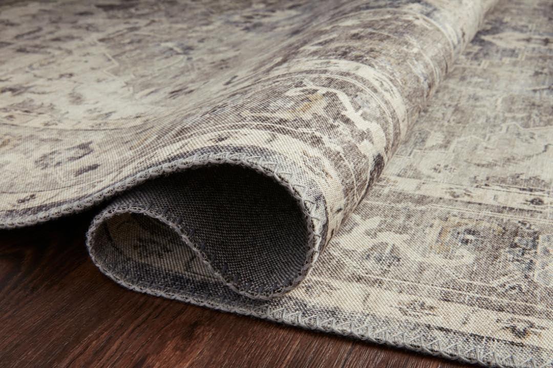 Loloi II Hathaway Printed Oriental Steel / Ivory Area Rug