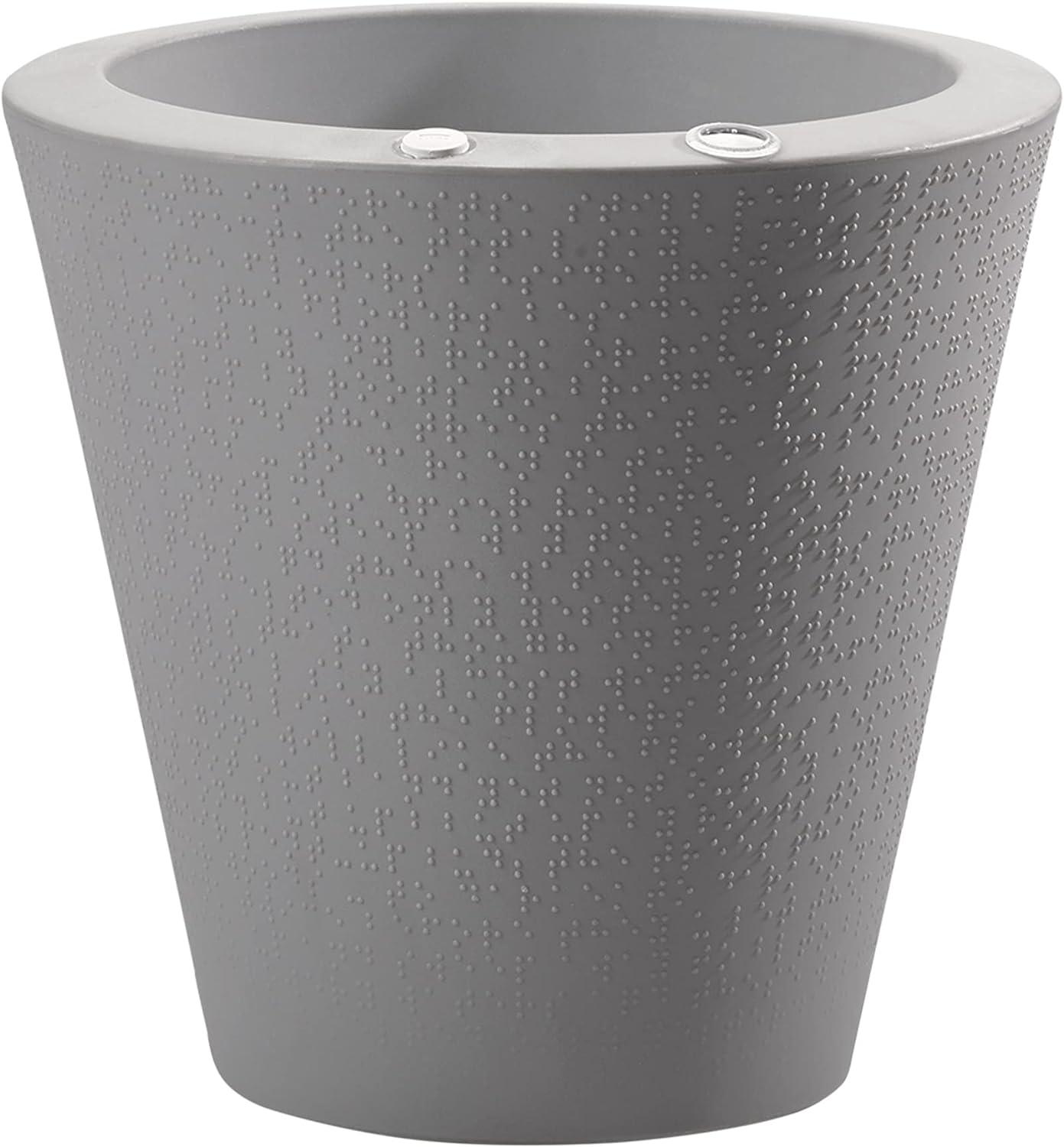 Crescent Garden Wide Dot Plastic Planter Pot