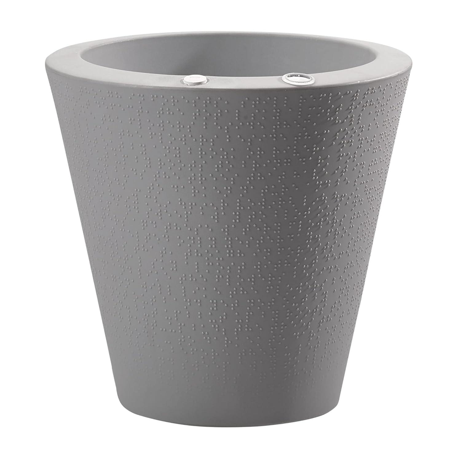 Crescent Garden Self-Watering Dot TruDrop Plastic Pot Planter