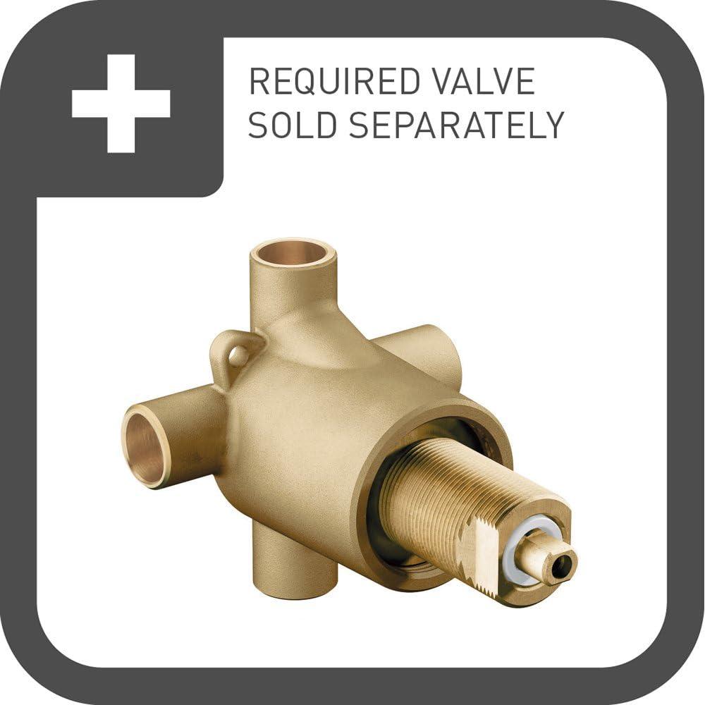 Moen Align Transfer Valve Trim, Valve Required