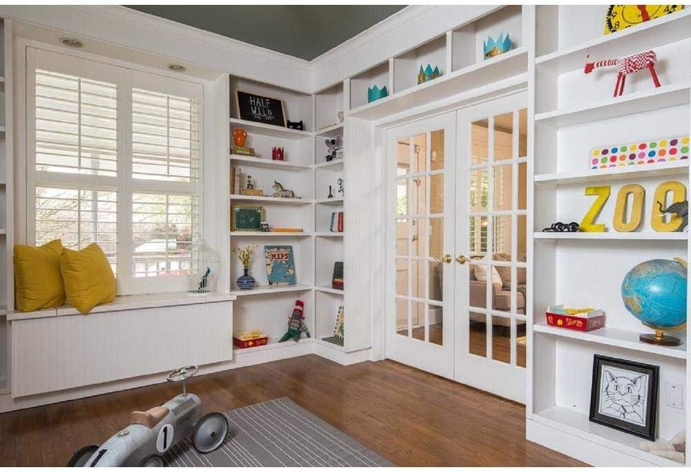 National Door Company, Interior Double Door, MDF, 72" x 84", 15 Lite True Divided, Clear Glass Collection, Both Active