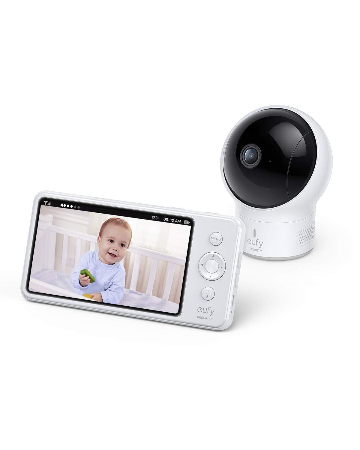 eufy Spaceview Pro Baby Monitor and Camera, 5-inch and 720p LCD Display, E83121D1