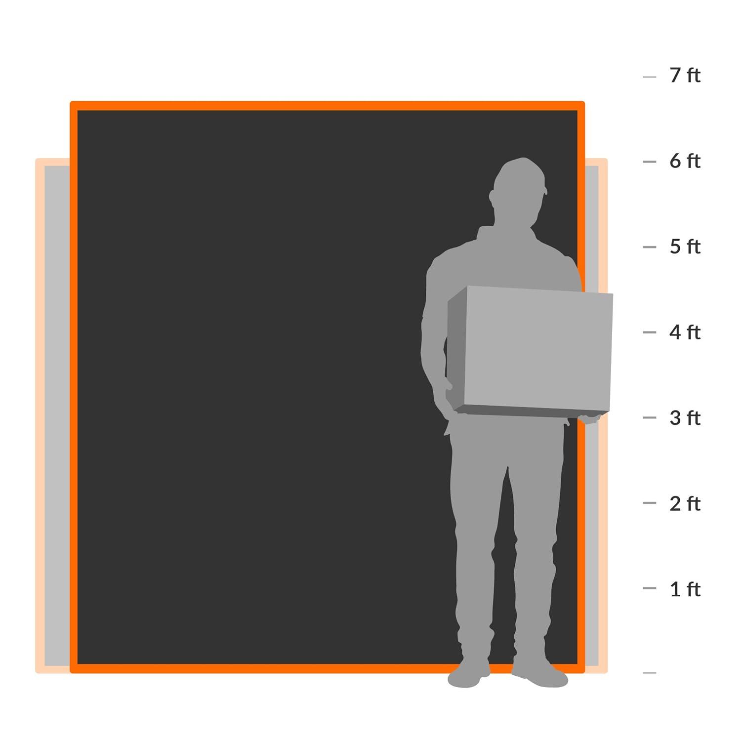 WEN Heavy Duty Padded Moving and Packing Blankets, 72 Inch by 80 Inch, 12 Pack