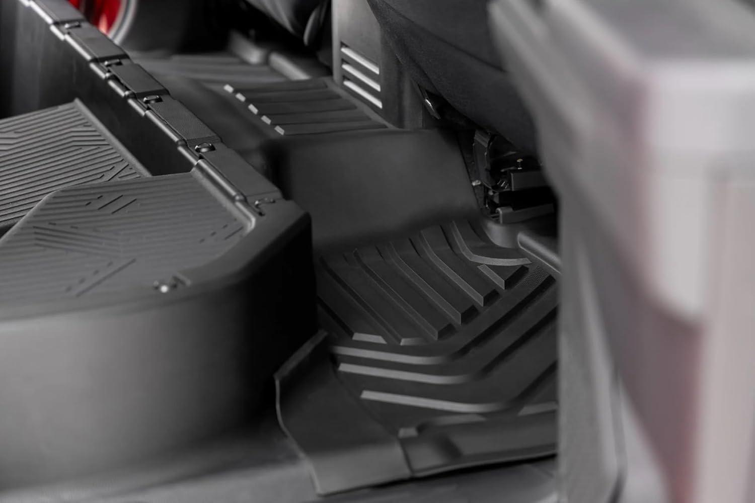 Rough Country Flex-Fit Floor Mats for 2016-2023 Toyota Tacoma - FF-71216