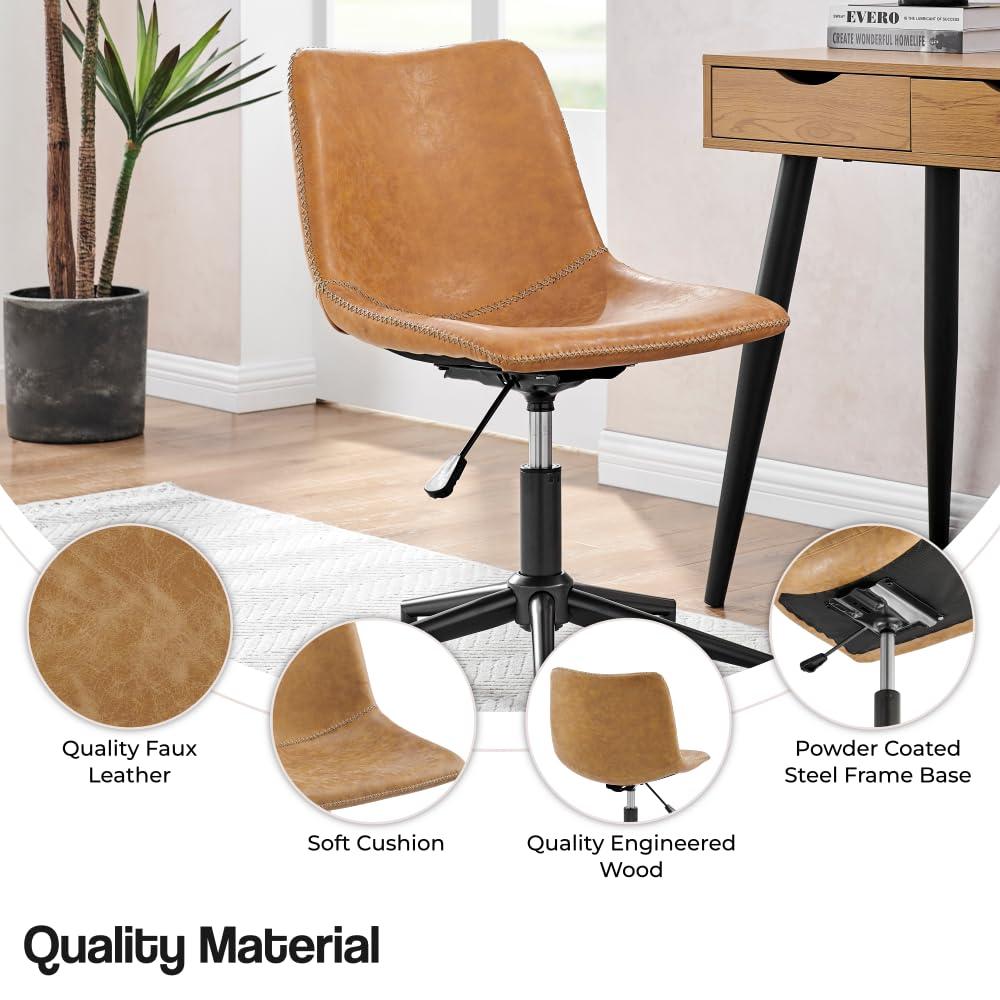 New Pacific Direct Clarke PU Swivel Office Chair