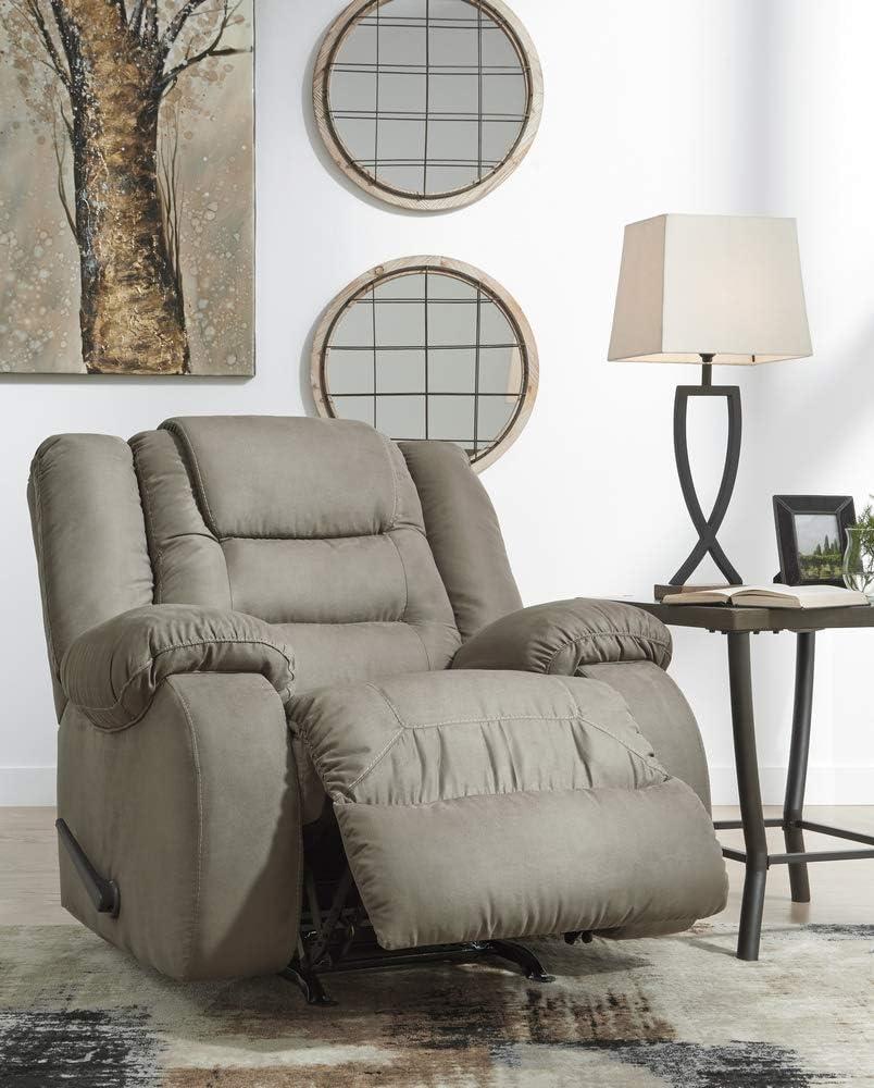 Signature Design by Ashley McCade Rocker Recliner in Cobblestone