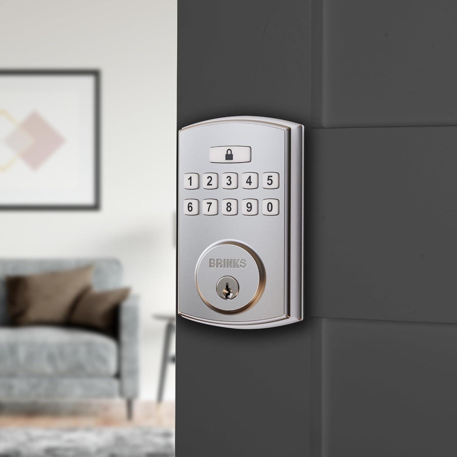 Brinks Electronic Fingerprint Deadbolt