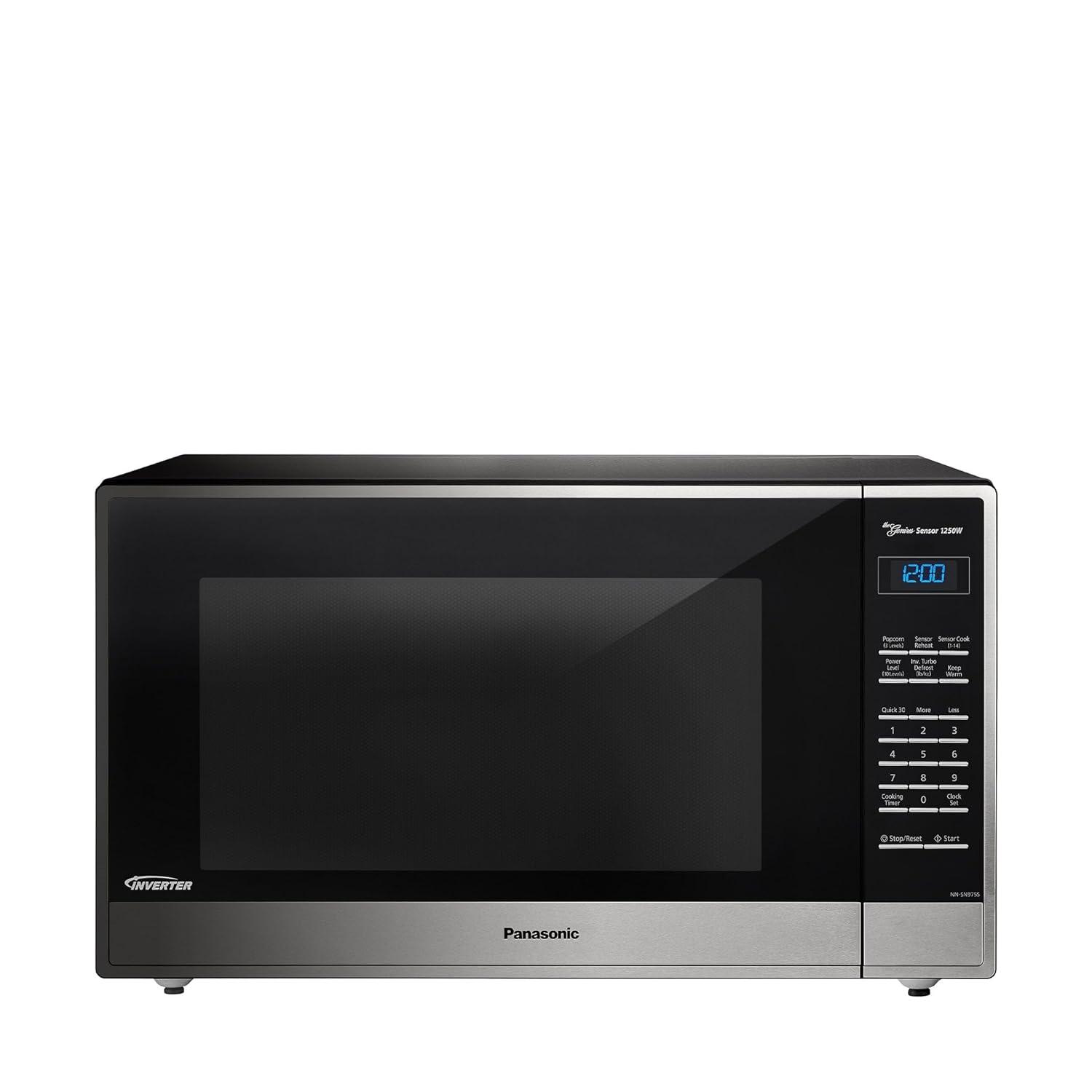 Panasonic 2.2 cu ft Countertop Microwave Oven in Stainless Steel
