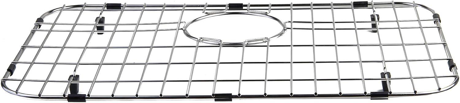 Solid Stainless Steel Kitchen Sink Grid with Plastic Feet