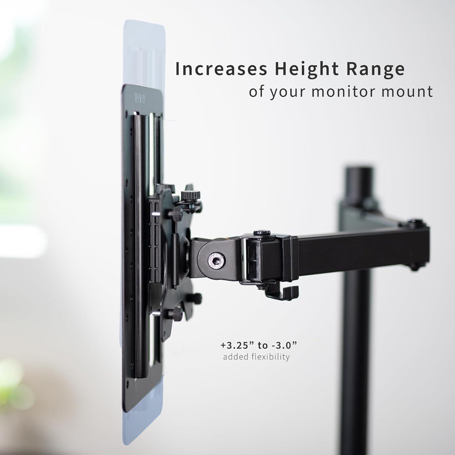 Vivo Black Height Adjustable VESA Adapter