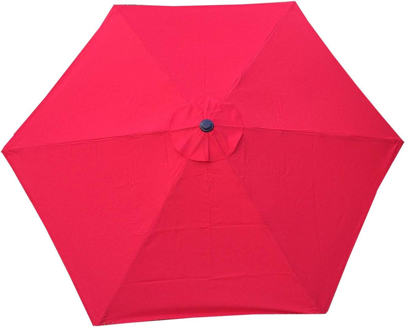 Arlmont & Co. 10ft Patio Umbrella Canopy Top Cover Replacement Fits 6 Ribs (canopy Only) | Wayfair