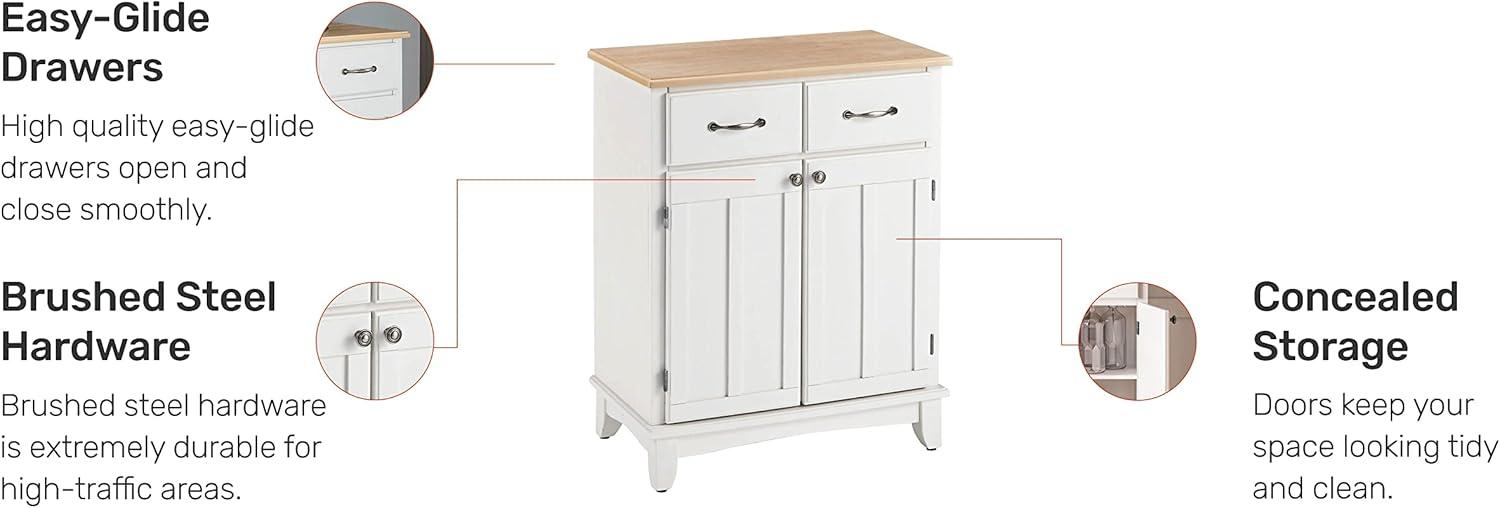 Wood Top Sideboard Buffet Servers - Home Styles