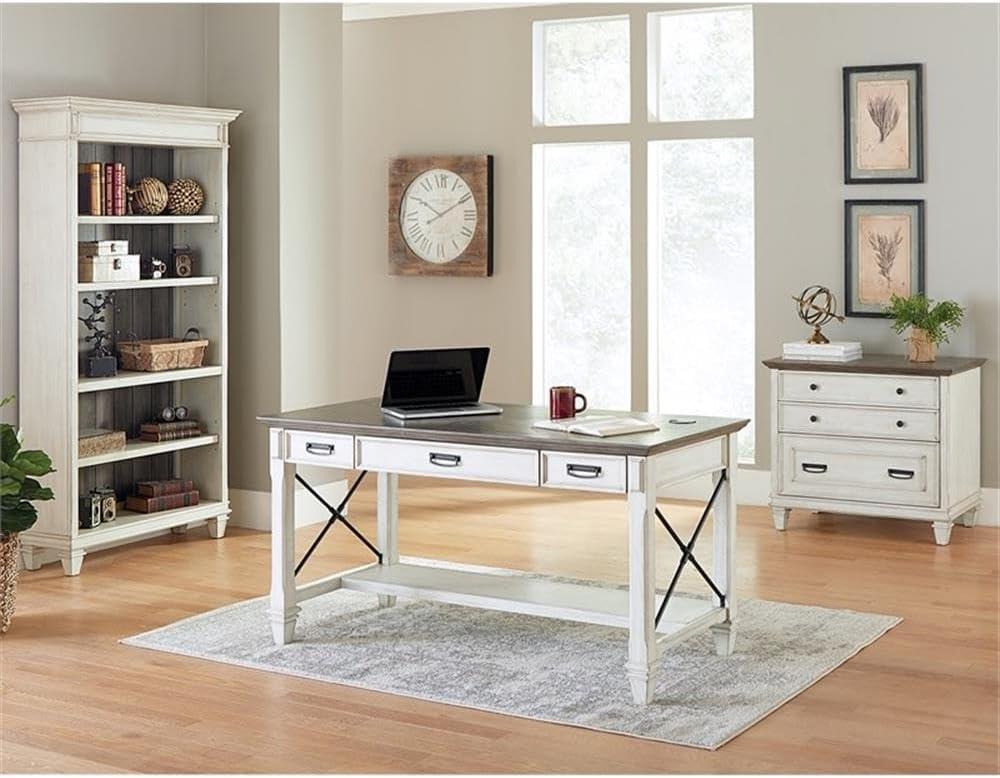 Hartford Wood Electric Sit/Stand Desk Top Height Adjustable Table White