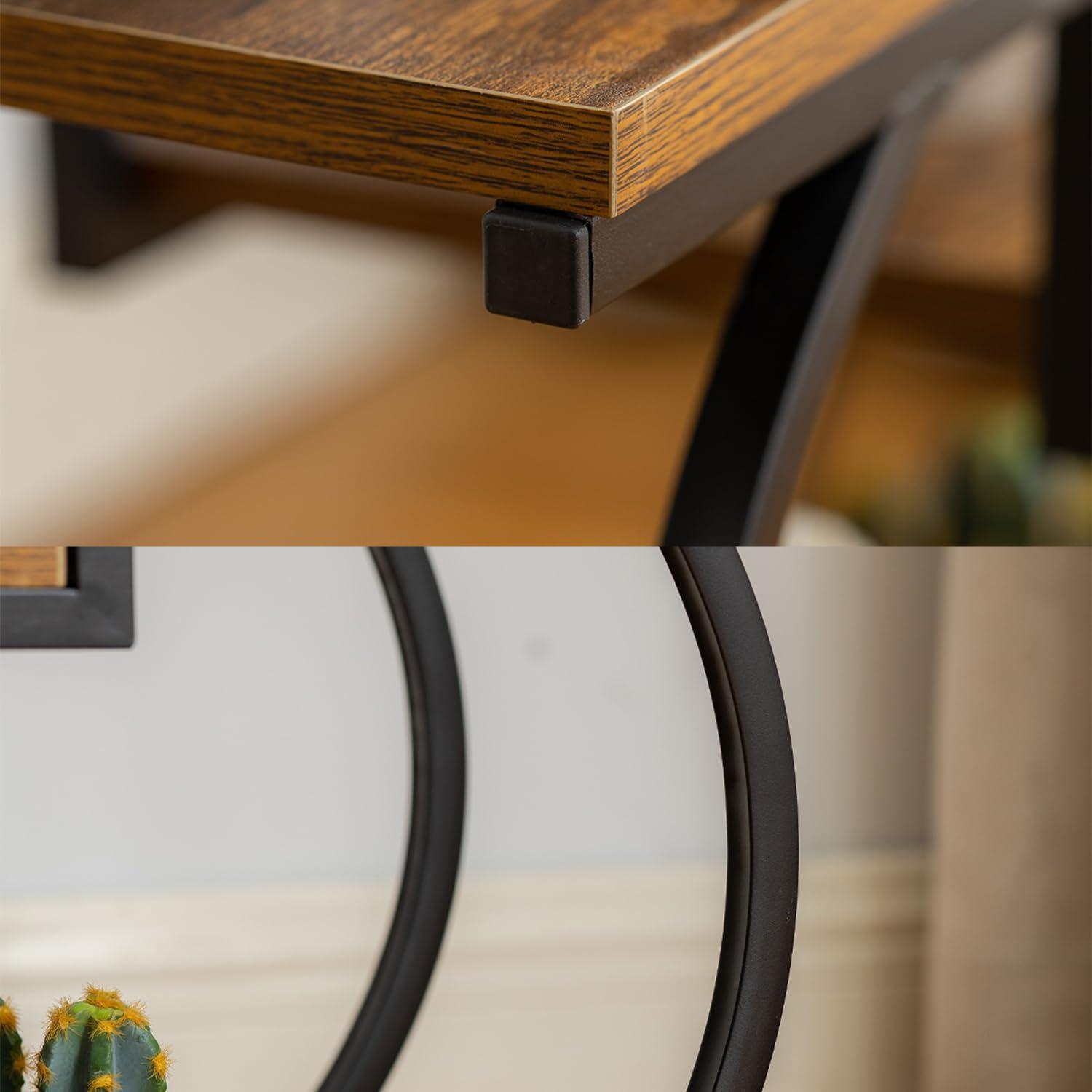 CHPHI Wood Plant Stand - Tiered Indoor/Outdoor Heart Shape Plant Stand for Multiple Plants, Living Room