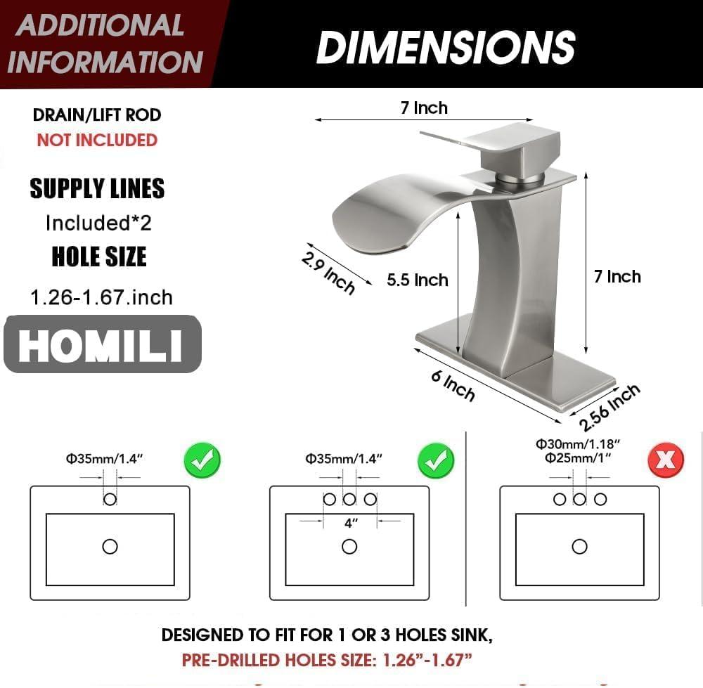 Single-Hole Single-handle Bathroom Faucet