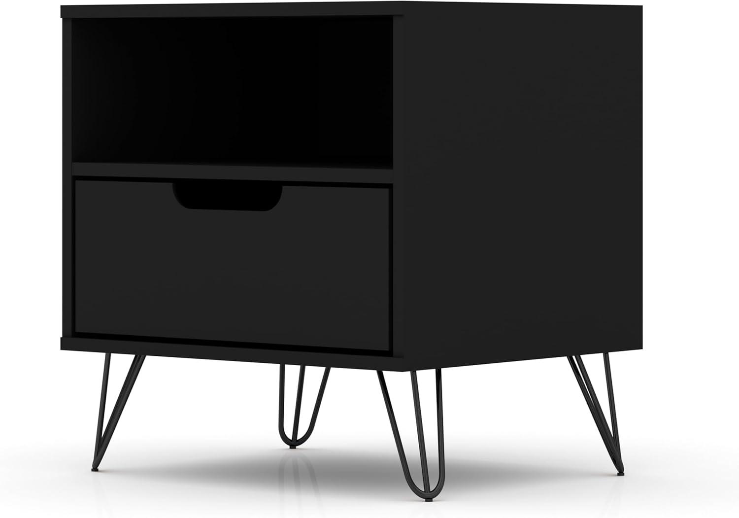 1.0 Rockefeller Nightstand - Manhattan Comfort