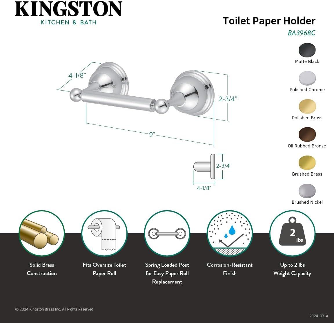 Kingston Brass Restoration Toilet Paper Holder