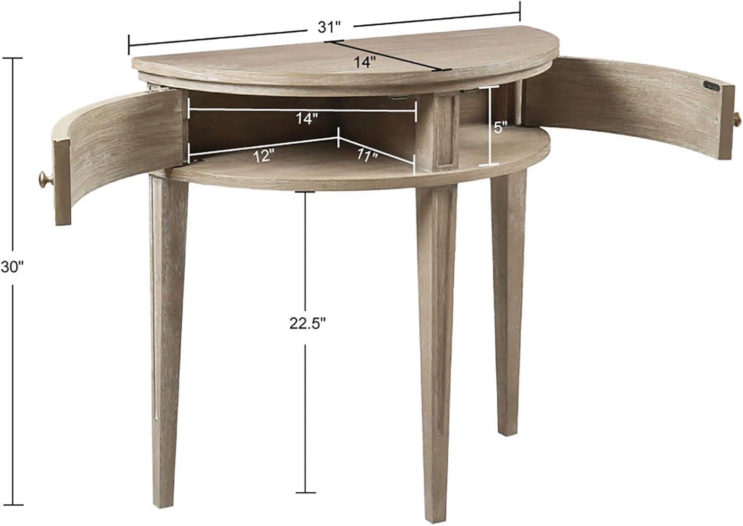 Crestview Storage Console Table