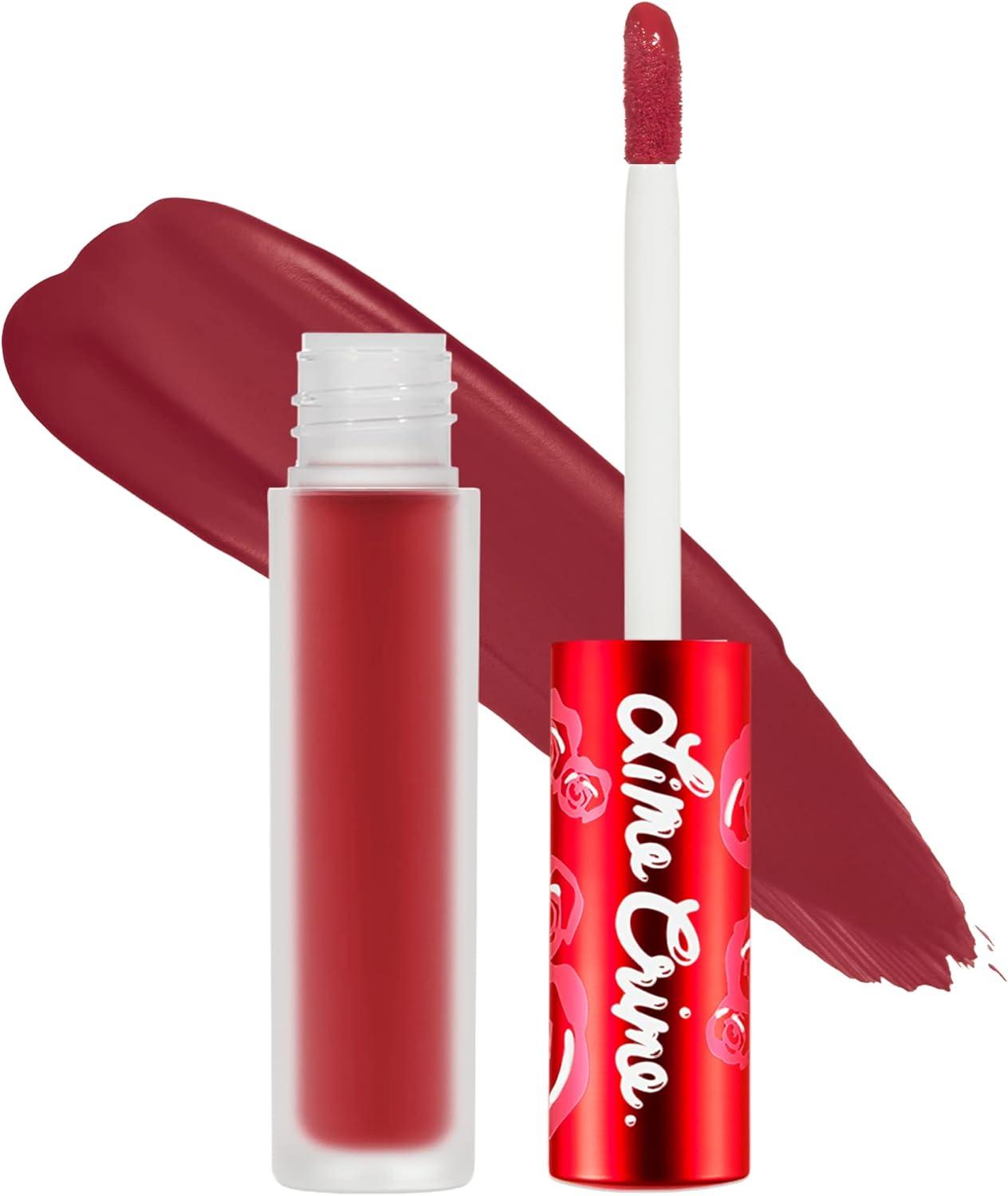 Lime Crime Velvetines Liquid Matte Lipstick, Red Rose
