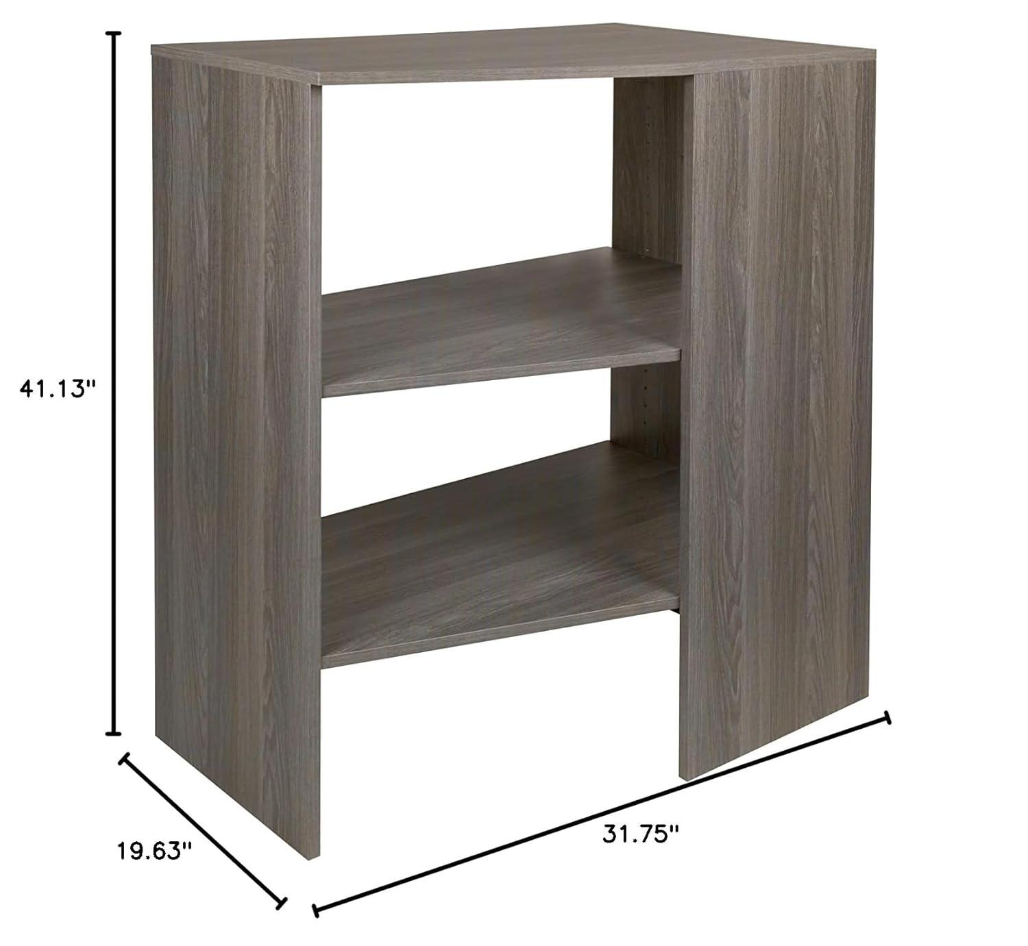 SuiteSymphony 31.75" W Corner Shelf Unit