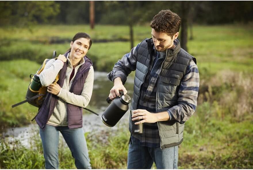Coleman 64oz Black Stainless Steel Insulated Growler