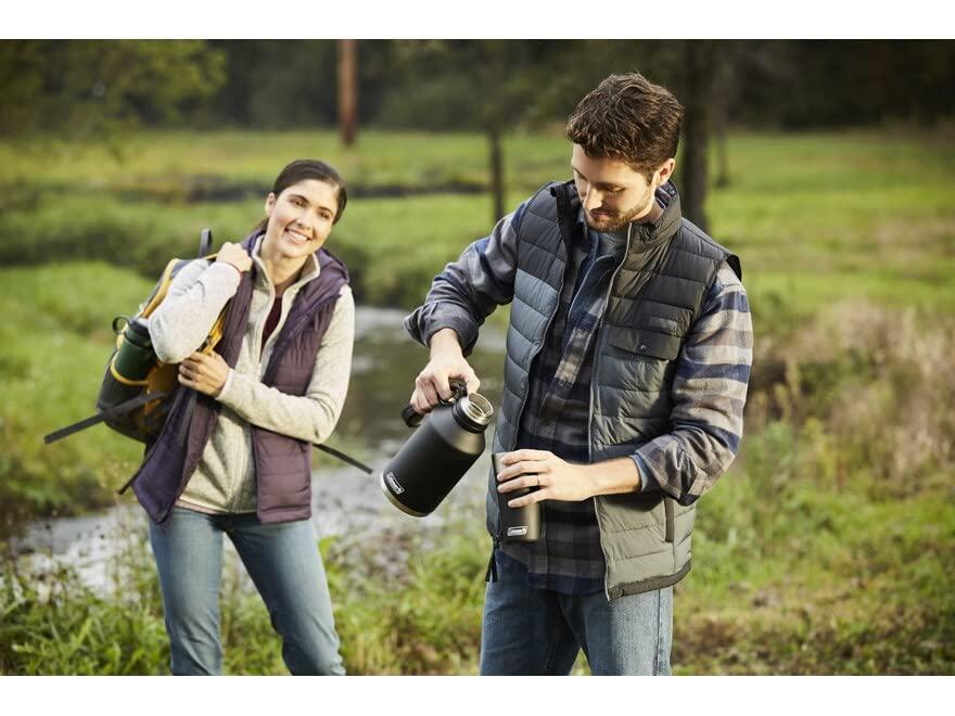 Coleman 64oz Black Stainless Steel Insulated Growler