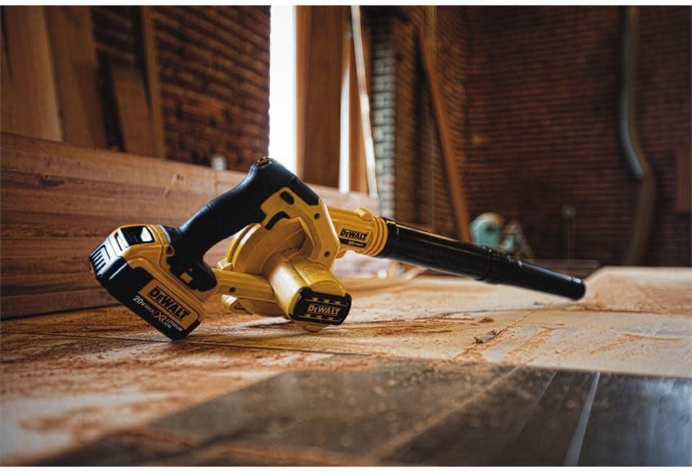 DEWALT 20V Yellow and Black Cordless Handheld Blower